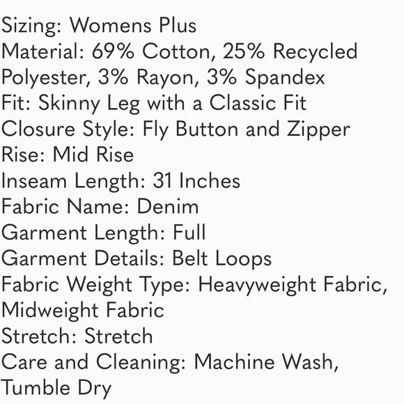 Women's Mid-Rise Skinny Jeans - Ava & Viv Dark Blue Denim 24 - Picture 4 of 4